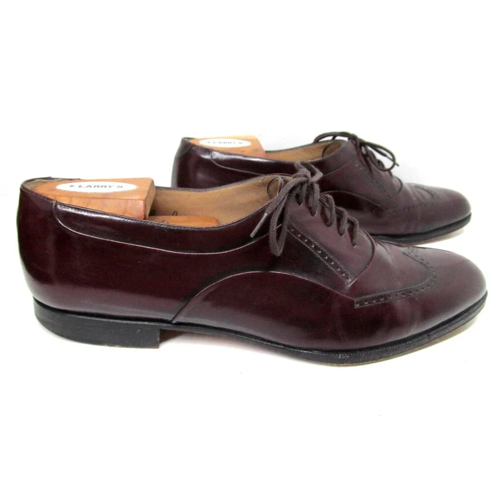 Bally Marcel Wingtip Oxfords Mens Size US 10 D  Made In Italy